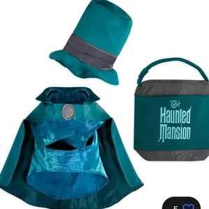 NWT Disney Tails The Haunted Mansion Hat Box Ghost Pet costume size S